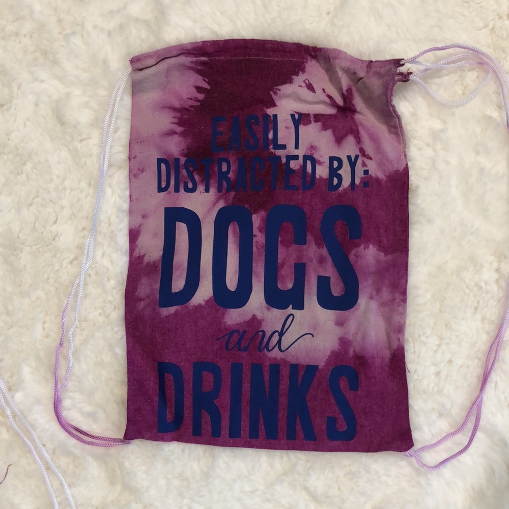 Dog Lover Drawstring Bag View 3